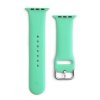 Silikonowa opaska Silicone Strap APS do Apple Watch 42 / 44 / 45 mm pasek bransoleta do zegarka - miętowa